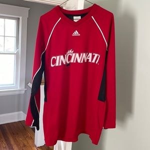 Adidas Cincinnati Bearcats Long Sleeve Top